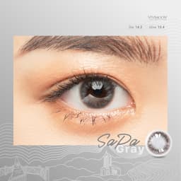 Thumbnail Lens cận xám đậm giãn nhẹ cho mắt thở Sapa Gray Vivimoon (Giá 01 đôi) 1