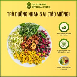 Thumbnail Trà Dưỡng Nhan 5 Vị (Hoa Cúc, Hoa Hồng,Táo Đỏ, Cỏ ngọt, Hoa Nhài) Gói 10gr 1