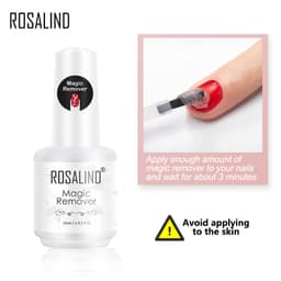 Thumbnail Chai tẩy sơn móng tay Rosalind cho keo dán móng tay 15ml 2