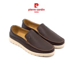 Thumbnail Giày lười nam Pierre Cardin da bò thật, đế cao su chống trượt, đính họa tiết logo sang trọng -  516 chính hãng 3