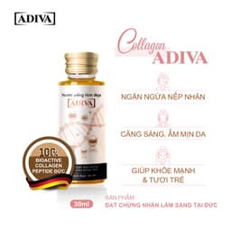 Thumbnail Combo 2 Hộp Nước Uống Làm Đẹp Collagen ADIVA Tem Trắng (28 Chai)- Giúp Làn Da Săn Chắc, Ảm Mịn Và Căng Bóng 3
