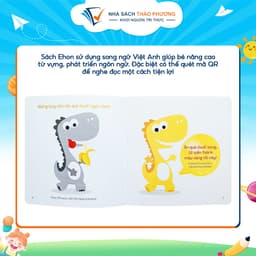 Thumbnail Sách - Ehon song ngữ Việt Anh trọn bộ 10 cuốn có file âm thanh nuôi dưỡng tâm hồn bé 4