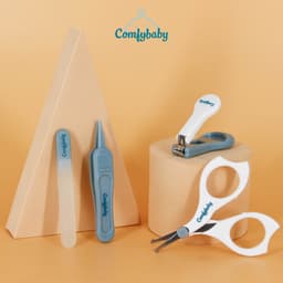 Thumbnail Bộ dụng cụ cắt móng tay cho bé 4 trong 1 bấm, dũa, nhíp và kéo an toàn tuyệt đối cho trẻ ComfyBaby BM1 1