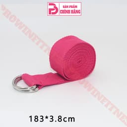 Thumbnail Dây tập yoga cotton cao cấp 183*3.8cm Prowin Fitness hỗ trợ tập động tác uốn người khó 1