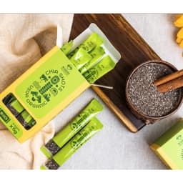 Thumbnail COMBO 5 Shot Hạt chia Organic DK Harvest nhập khẩu chính hãng - 6g/1shot - Ăn Giảm Cân - Eatclean - Tốt cho sức khoẻ 1