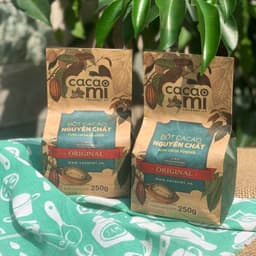 Thumbnail Bột cacao nguyên chất không đường CACAOMI Original chuẩn ăn kiêng Keto Eat Clean, ăn chay [80g/250g] 4
