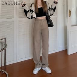 Thumbnail Quần jeans dài DADUHEY lưng cao thời trang dành cho nữ 3
