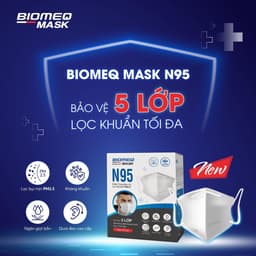 Thumbnail Khẩu trang y tế 5 lớp N95 BIOMEQ MASK màu trắng chính hãng - MEDICAL 1