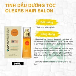 Thumbnail Tinh dầu dưỡng tóc phục hồi ngừa trẻ ngọn Olexrs Hair Salon 80ml 2