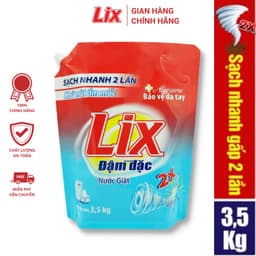 Thumbnail Túi nước giặt Lix nhiều mùi hương dung tích 3.2kg sạch khuẩn khử mùi thơm ngát hương hoa 2