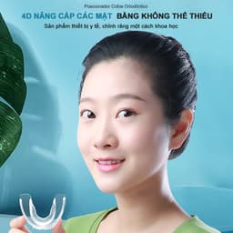 Thumbnail Dụng Cụ Chỉnh Nha Niềng Răng Cofoe Trong Suốt Bảo Vệ Răng Chống Mài Mòn 2