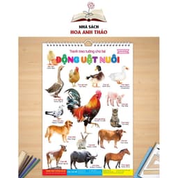 Thumbnail Đồ chơi - Bộ tranh treo tường Việt Hà song ngữ Anh Việt 14 chủ đề cho bé - Phiên bản mới có file đọc quét mã QR 2