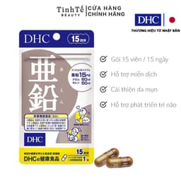 Thumbnail Viên uống Bổ sung Kẽm DHC Zinc 15 Ngày (15 Viên) 1