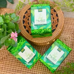 Thumbnail Trà xanh Thái Nguyên CACAOMI chè Tân Cương đặc sản truyền thống Việt Nam làm quà biếu tặng 200g 3