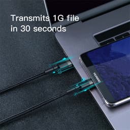 Thumbnail Cáp Sạc Nhanh 2 đầu C Baseus Dây đầu C sang Type-C PD 60W cho Samsung S21 S10 A21 4