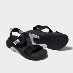Thumbnail Sandals Shondo F7 Racing đế đen phối trắng quai đen F7R1010 1