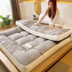 Thumbnail Tấm Làm mềm đệm Topper Bo Decor phối mẫu mới 2024 dày dặn Chất liệu Cotton 2