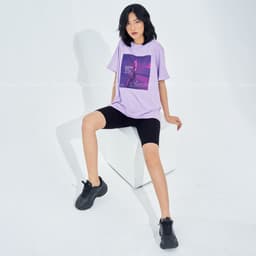 Thumbnail Quần legging nữ lửng Choobe vải thun cao cấp biker nữ đùi ngố dáng ôm lưng thun tập gym yoga bigsize 3