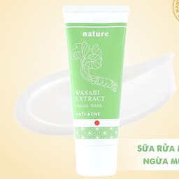 Thumbnail Sữa Rửa Mặt Naris Nature cho da mụn Chiết Xuất Mù Tạt Wasabi 100g 2
