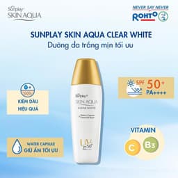 Thumbnail Kem Chống Nắng Dưỡng Trắng Da Cho Da Dầu Sunplay Skin Aqua Clear White Spf50 55g 3