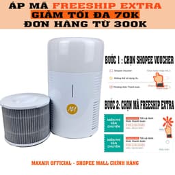 Thumbnail Máy lọc không khí MaxAir lõi lọc than hoạt tính khử mùi, Air Purifier lọc bụi mịn,lọc lông chó mèo,BH 12tháng CHÍNH HÃNG 4