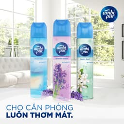 Thumbnail Xịt Phòng AMBI PUR Aerosol Hương Oải Hương/ Chanh/ Đại Dương/ Tươi Mát Chai 300ml 2