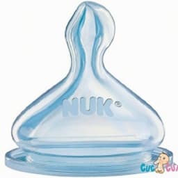 Thumbnail Ty bình sữa Nuk cổ rộng Silicone số 1M vỉ 2 cái V089 2
