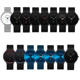 Thumbnail Đồng hồ đeo tay thạch anh CRRJU 2150 dây bằng thép không gỉ sang trọng cho nam 3