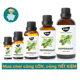 Thumbnail Tinh dầu Bạc Hà Kobi peppermint essential oil giúp thơm phòng, giải cảm, đuổi chuột hiệu quả - 10ml 4