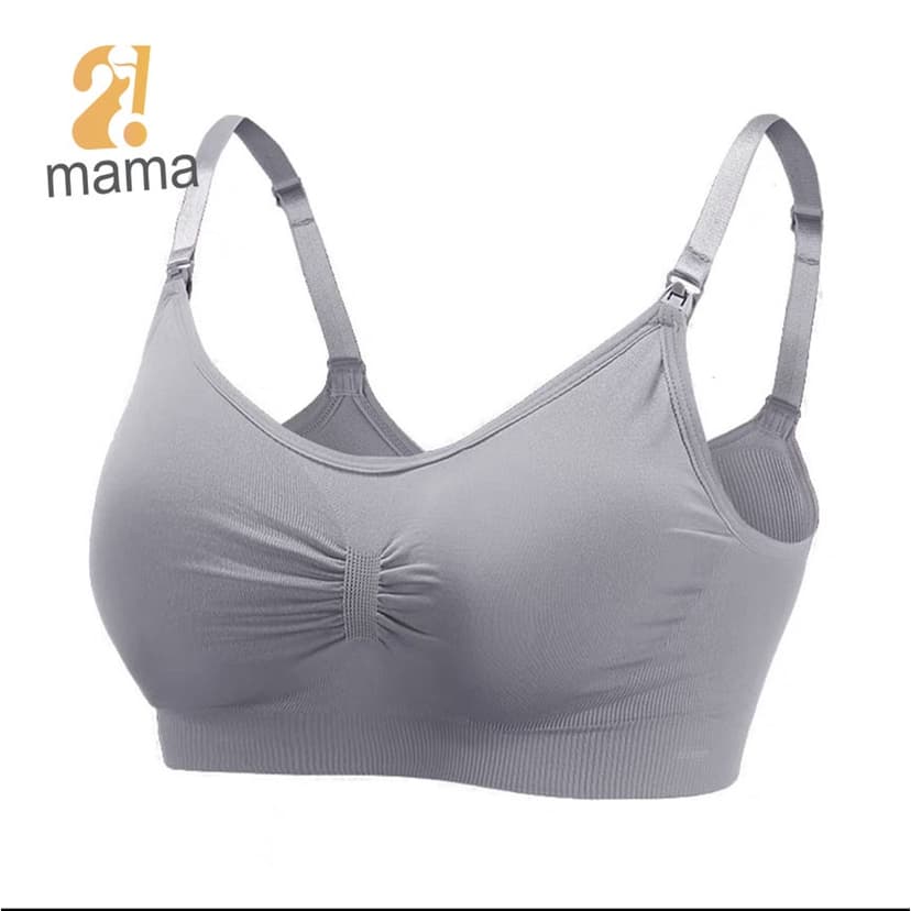 Ảnh Áo lót bầu sau sinh cho con bú, chống chảy sệ, có nút mở cho bé ti mềm mại, thoải mái 2MAMA V158 4