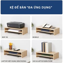 Thumbnail Kệ Để Màn Hình Máy Tính, Để Sách Bàn Làm Việc, Văn Phòng Thương Hiệu SIB DECOR KDB03 1