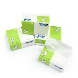 Thumbnail Giấy ăn Slisoft Trắng tự nhiên 300 tờ, đa năng thân thiện môi trường an toàn cho cả gia đình Combo tiết kiệm 3