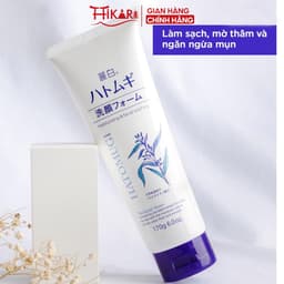 Thumbnail Sữa rửa mặt ý dĩ làm sáng da REIHAKU HATOMUGI W Cleansing foam 170g 2