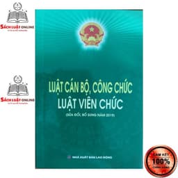 Thumbnail Sách - Luật cán bộ, công chức, Luật viên chức (NXB Lao động) 1