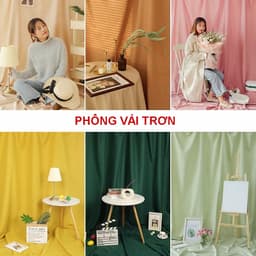 Thumbnail Phông nền chụp ảnh SELENS bằng vải màu trơn độc đáo thời trang 3