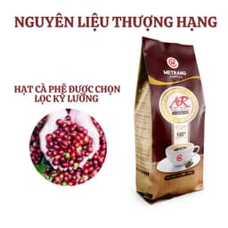 Thumbnail Cà phê hạt Arabica và Robusta (AR) cà phê rang mộc nguyên chất Mê Trang - Túi hạt 500g 4