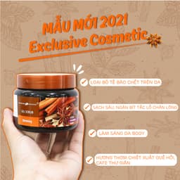 Thumbnail Tẩy tế bào chết toàn thân EXCLUSIVE COSMETIC chiết xuất quế hồi và cafe 380ml 2