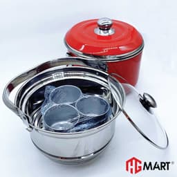 Thumbnail Nồi nấu chậm giữ nhiệt chân không đa năng Inox 304 HG Mart 6L dùng cho bếp ga Bảo hành 12 tháng 4