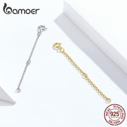 Thumbnail BAMOER Đầu Nối Mở Rộng Vòng cổ Bằng Bạc 925 Cao Cấp 1