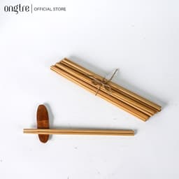 Thumbnail Bộ 10 đôi đũa tre ONGTRE, an toàn vệ sinh, sử dụng cho gia đình, nhà hàng, khách sạn - ongtre (Vietnam) 3