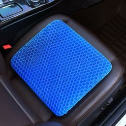 Thumbnail Đệm Ngồi 3d Silicon 2 Lớp Tổ Ong Lót Ghế Thoáng Khí Chống Đau Mỏi Lưng Dododios 4