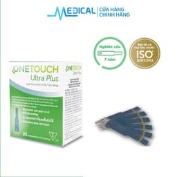 Thumbnail Que thử đường huyết ONETOUCH Ultra Plus 25 que/hộp date xa chính hãng - MEDICAL 2