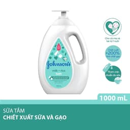 Thumbnail Sữa Tắm Johnson's Cho Bé Chứa Sữa Và Gạo 1000ml 1