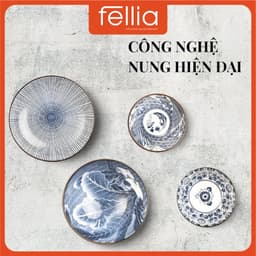 Thumbnail Bộ chén bát đĩa Fellia kiểu Nhật (2 chén, 2 đĩa, 2 đũa) | Sứ cao cấp | Đóng hộp quà tặng 3