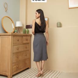 Thumbnail Chân váy dài cơ bản KAMONG dáng suông công sở nhiều màu, nhiều size. 4