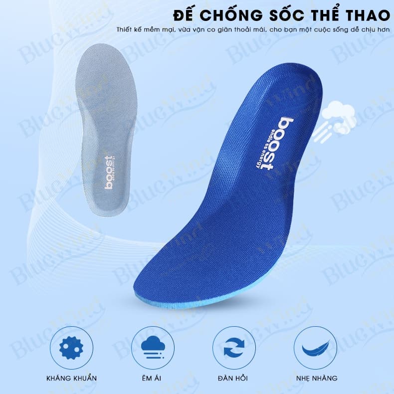 Ảnh Lót Giày Khử Mùi BLUEWIND Êm Chân Thoáng Khí Đàn Hồi Phù Hợp Các Loại Giày 9308 2