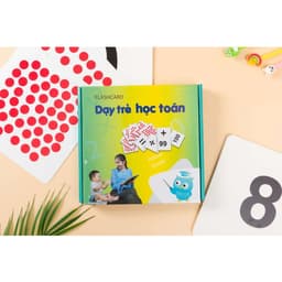 Thumbnail Flashcard Dạy Trẻ Học Toán Glenn Doman - Bộ 59 thẻ học thông minh phát triển tư duy logic cho trẻ từ 0-6 tuổi 3