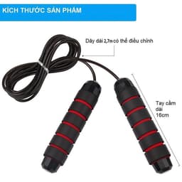 Thumbnail Dây nhảy thể thao lõi thép, dây nhảy độ bền cao Rhino J901 chống trượt, độ dài dây tùy chỉnh 4
