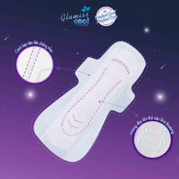 Thumbnail Combo 3 gói băng vệ sinh thảo dược Glamiss Cool ban đêm 33.5 cm 2