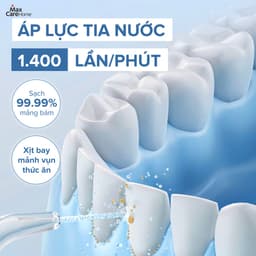 Thumbnail Máy tăm nước cầm tay Maxcare Max456SE chính hãng Nhật Bản, 5 chế độ, Áp lực tia nước 1400 lần 1 phút sạch mảng bám 3